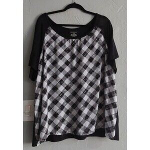 Lane Bryant Tops Blouse Women's Plus 26/28,Polyester, Rayón, 26 Inch Of Armp To